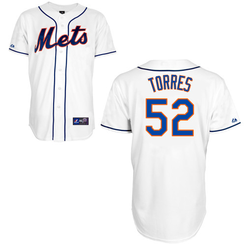 Carlos Torres #52 mlb Jersey-New York Mets Women's Authentic Alternate 2 White Cool Base Baseball Jersey